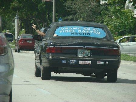 "Obama es el Fidel Castro negro" says this driver!